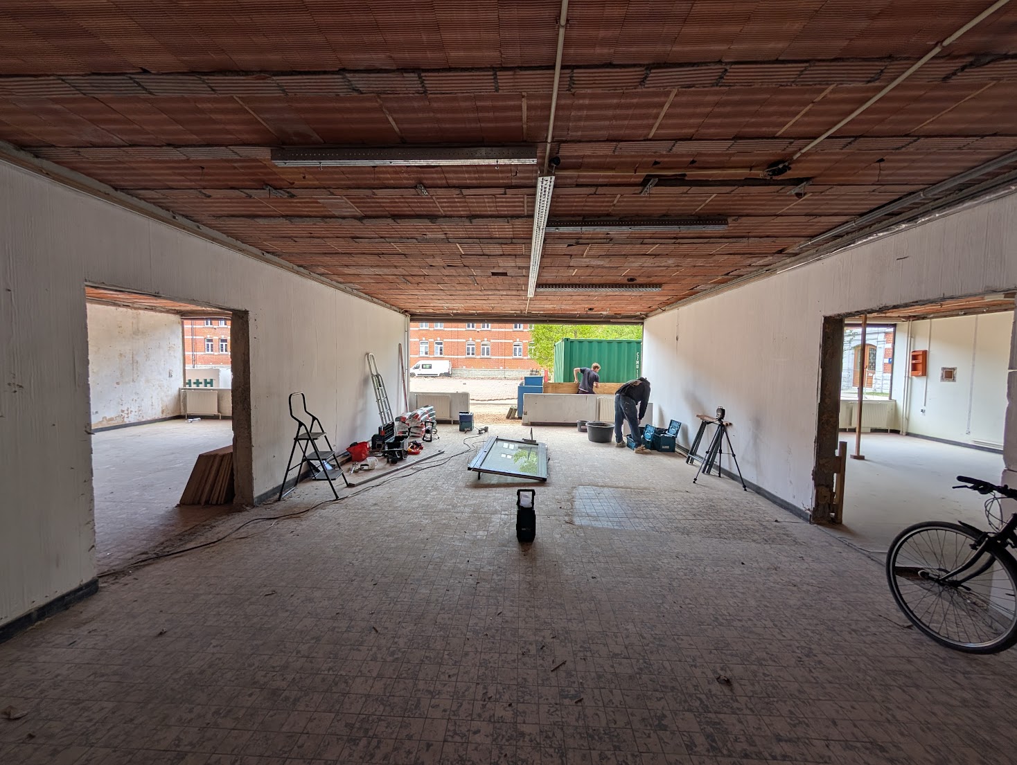 Raw unit before construction work