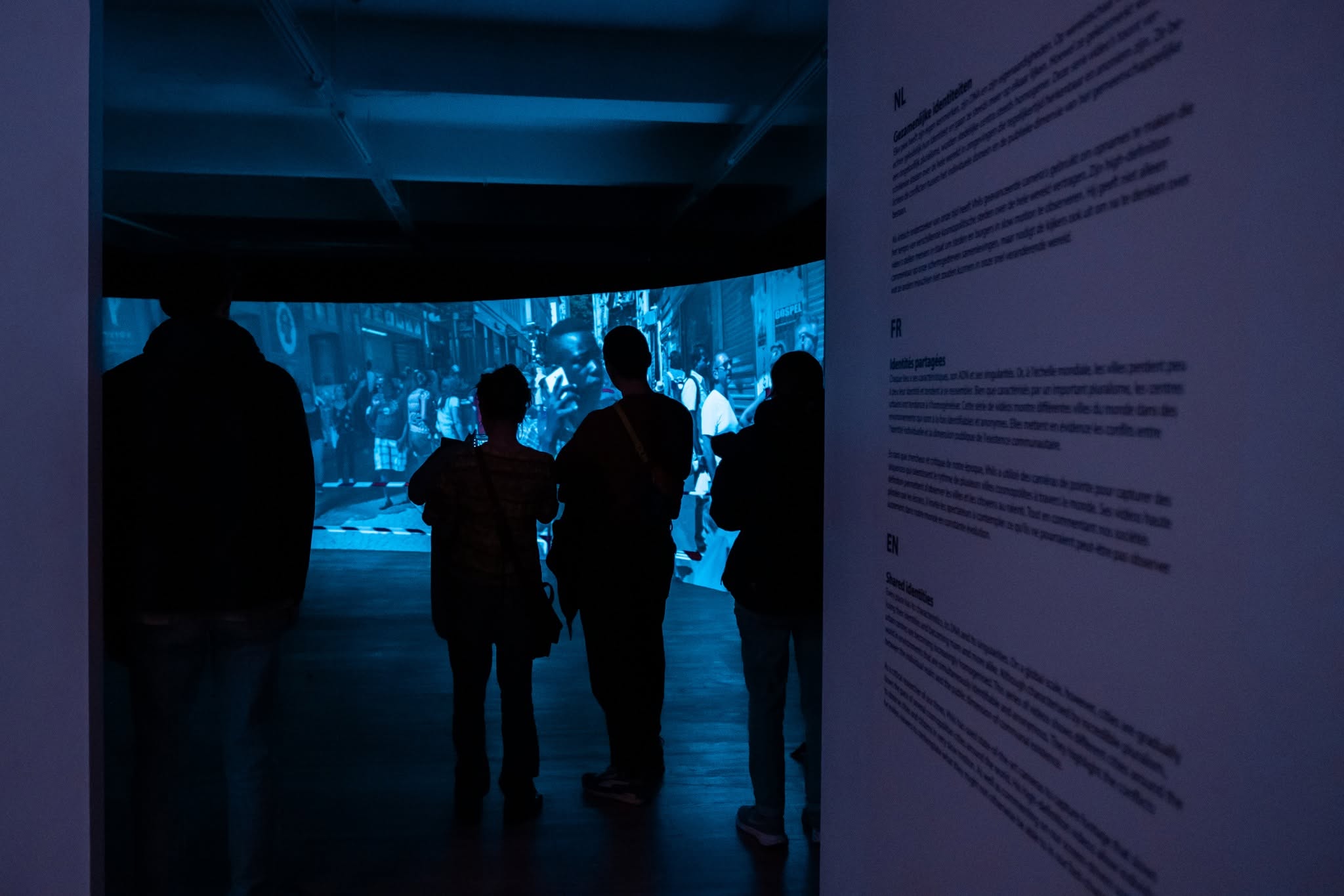 Final video mapping render in the Vhils exhibition